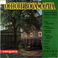 Cubierta del disco Canciones populares vascas. Líricas (Vergara, D.L. 1963)